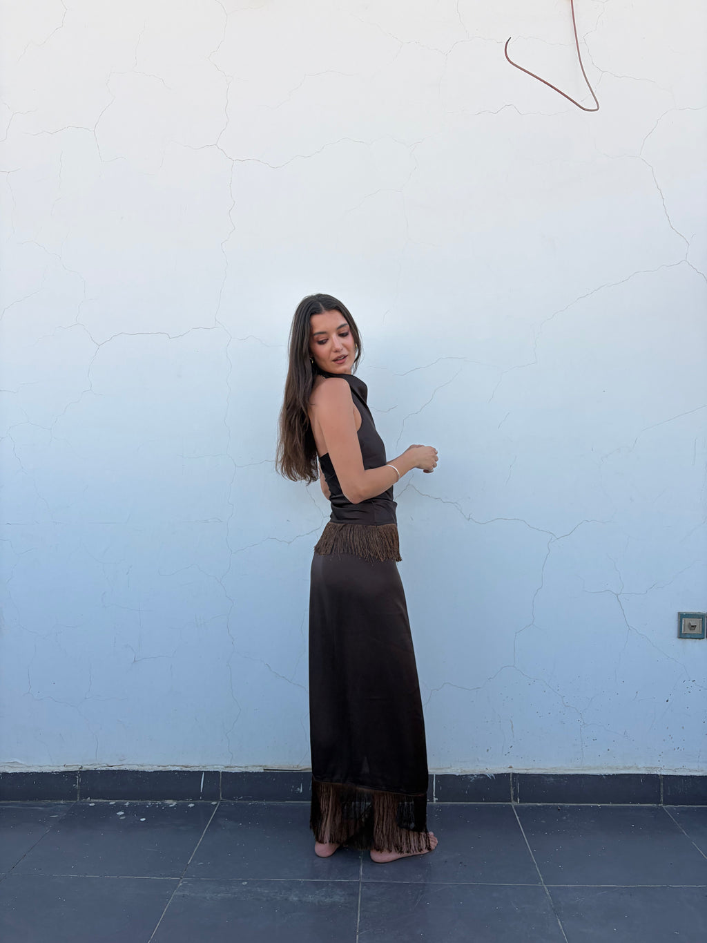Brown Summer Set || Skirt