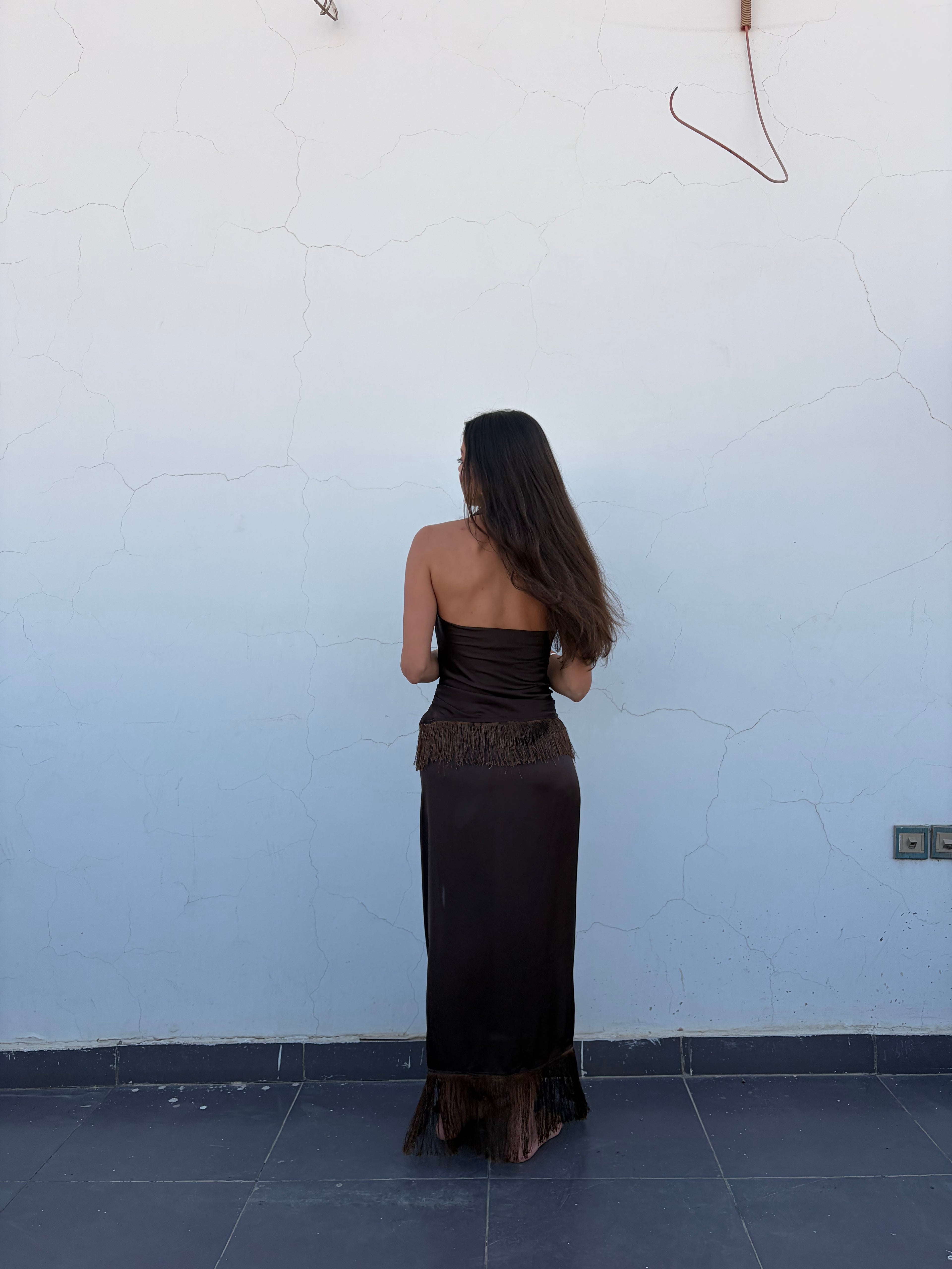 Brown Summer Set || Skirt