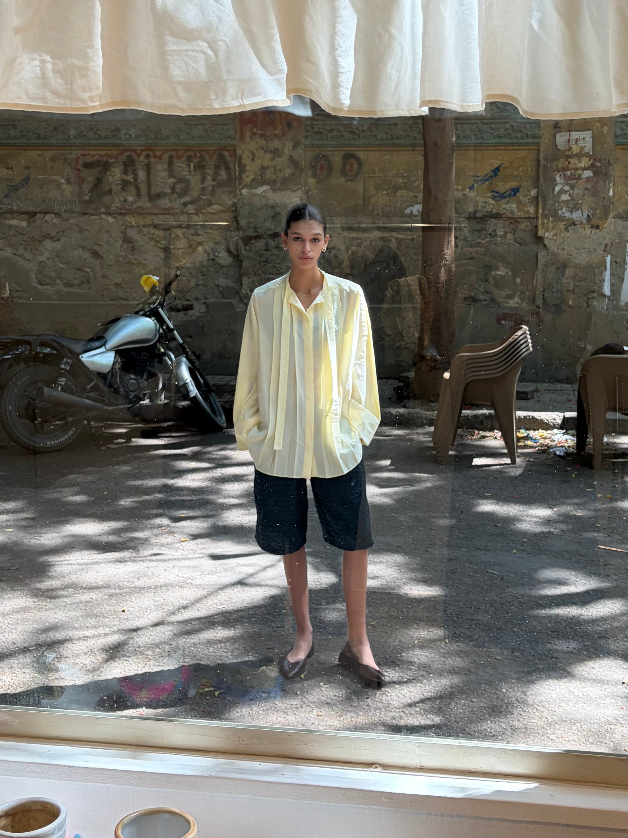 Blue Bermuda Shorts