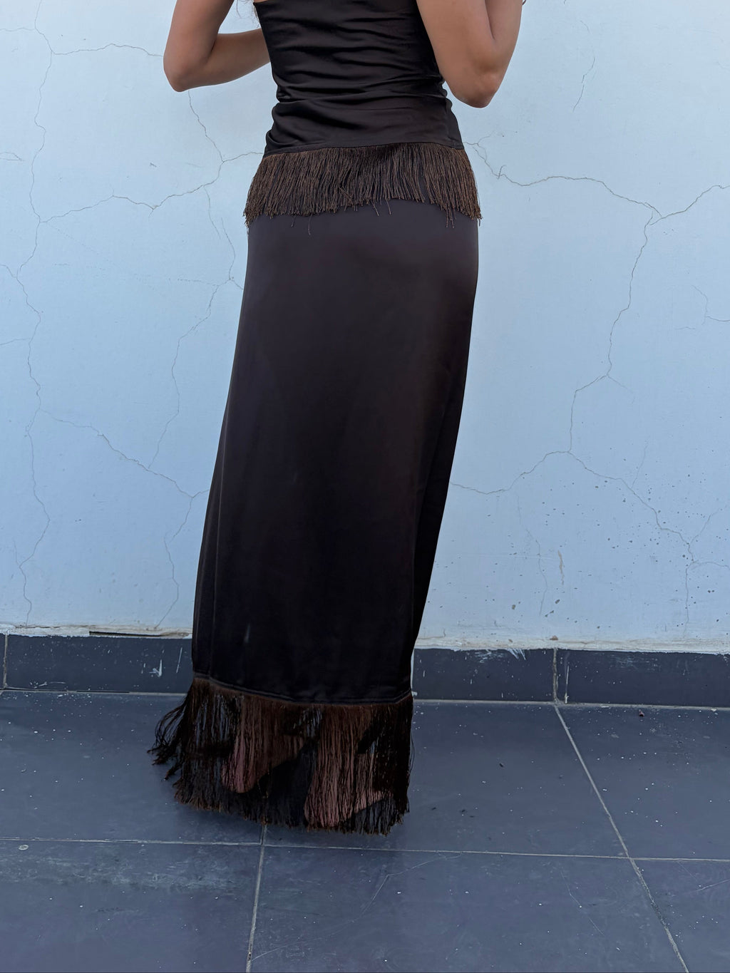 Brown Summer Set || Skirt