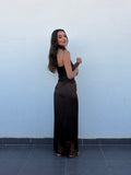 Brown Summer Set || Skirt