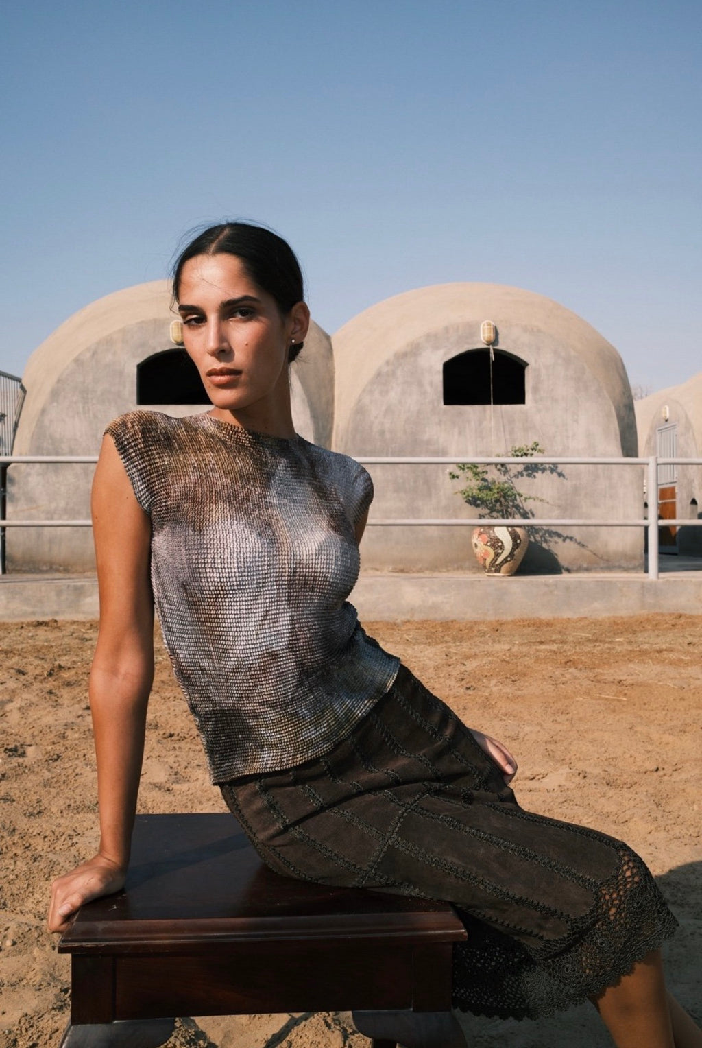 Floral Pleated Top