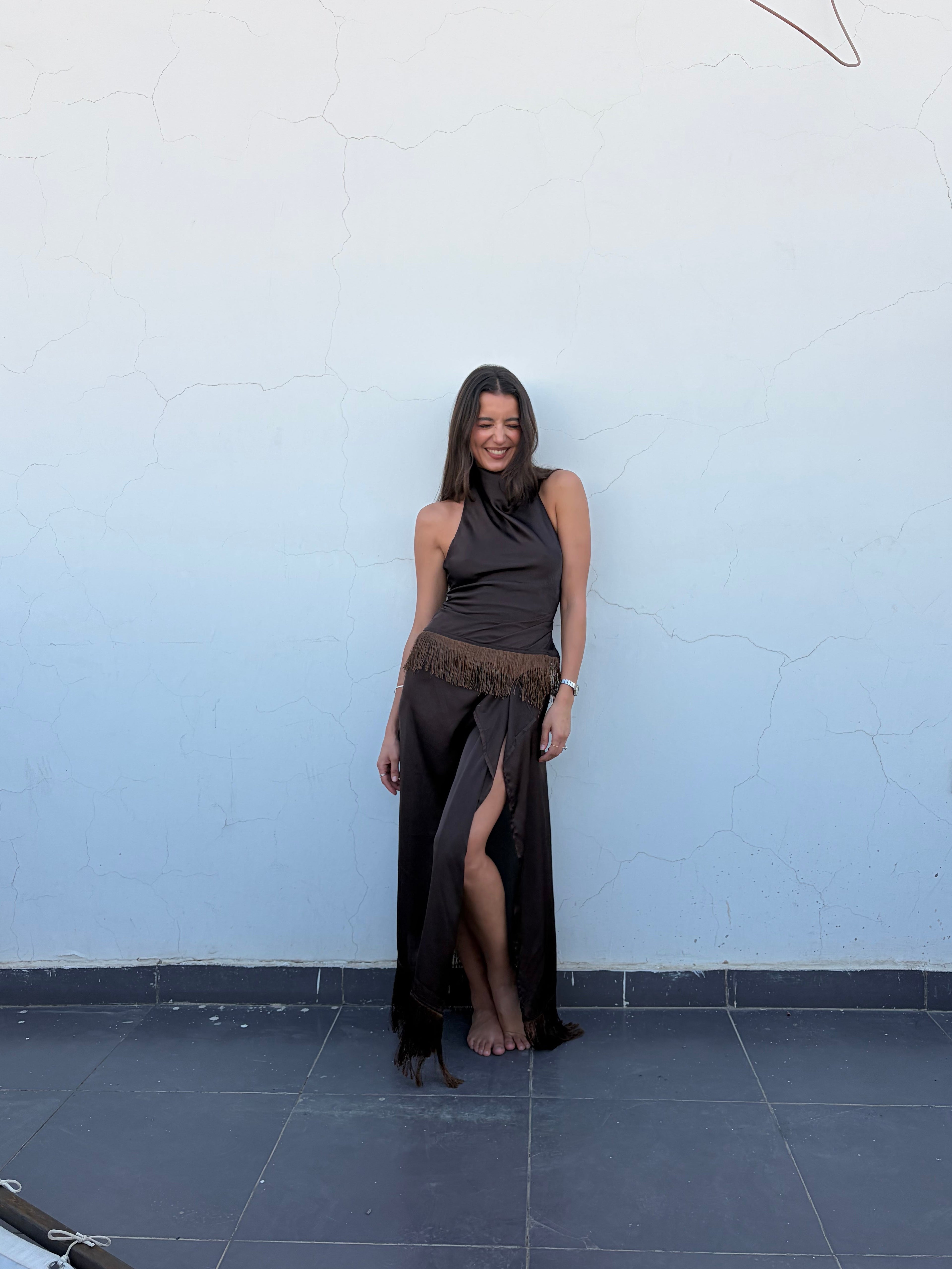 Brown Summer Set || Skirt