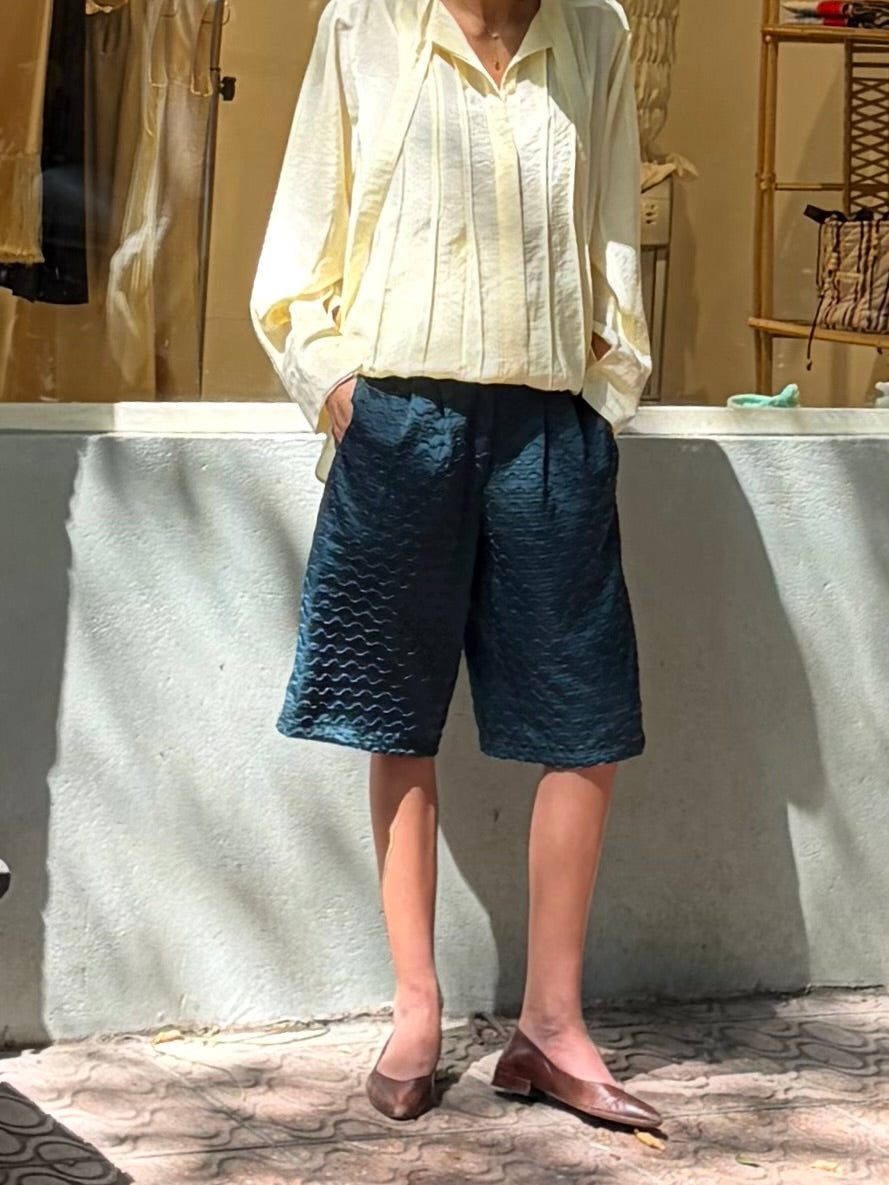 Blue Bermuda Shorts