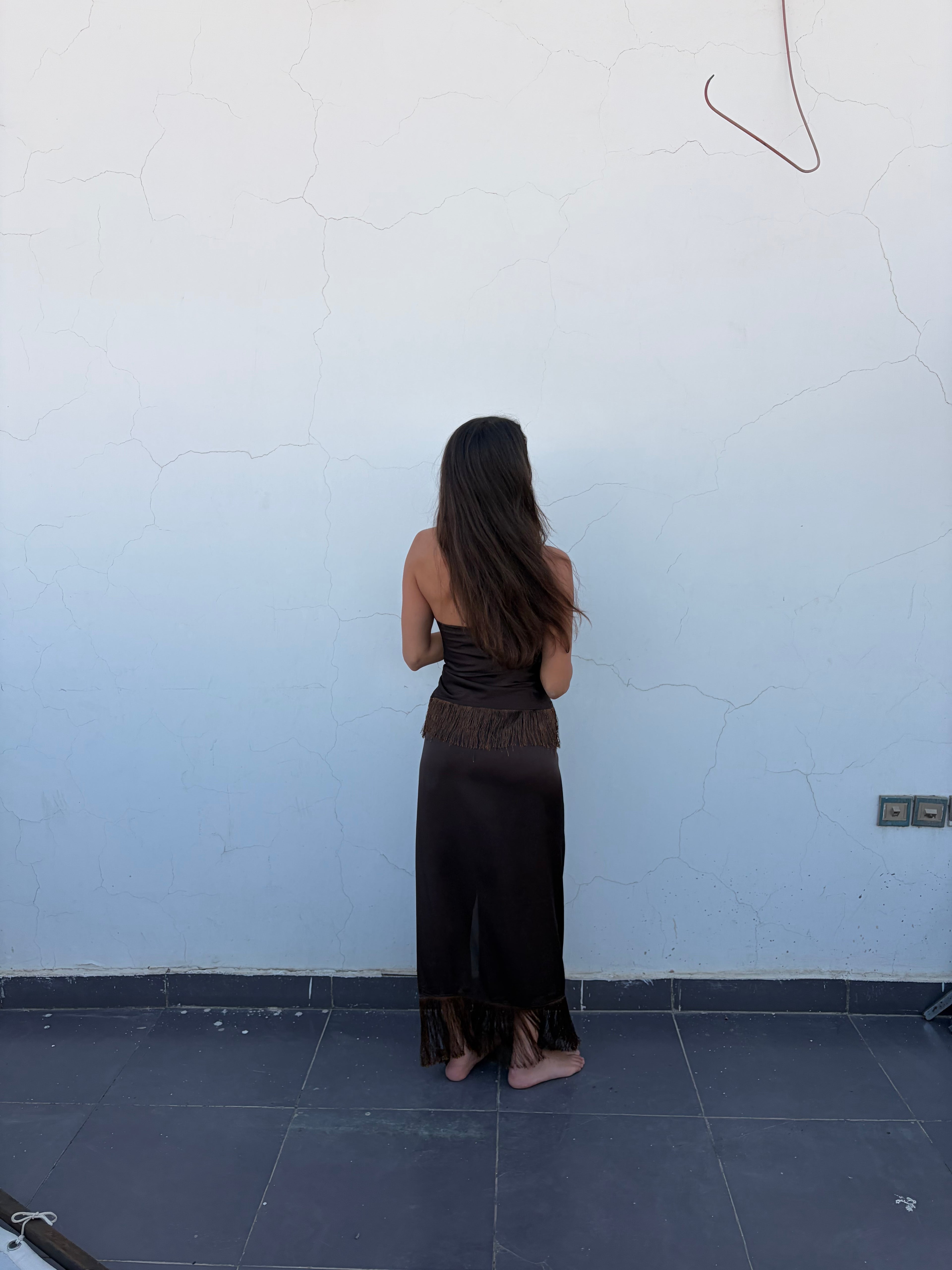 Brown Summer Set || Skirt